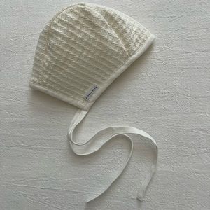 Newborn textured baby bonnet